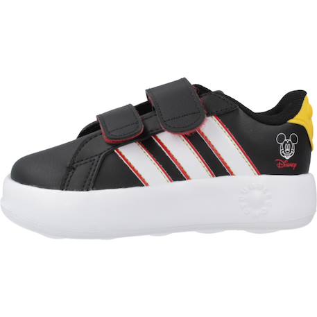 Basket garçon grand court mickey Noir black 2 - vertbaudet enfant 