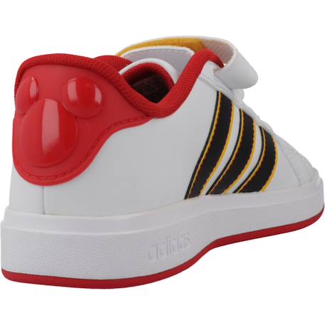 Basket garçon grand court mickey Blanc+Blanc white 9 - vertbaudet enfant 