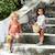 Maillot de bain couche rayures terre et sel marin (3-6 mois) Marron 4 - vertbaudet enfant 