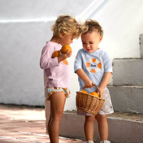 T-shirt anti-uv manches courtes bouée (7-12 mois) Bleu 5 - vertbaudet enfant 
