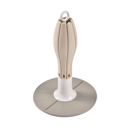 Egoutte biberons pliable compact et nomade capacité 8 biberons Gris+Rose+Terre argile 15 - vertbaudet enfant 
