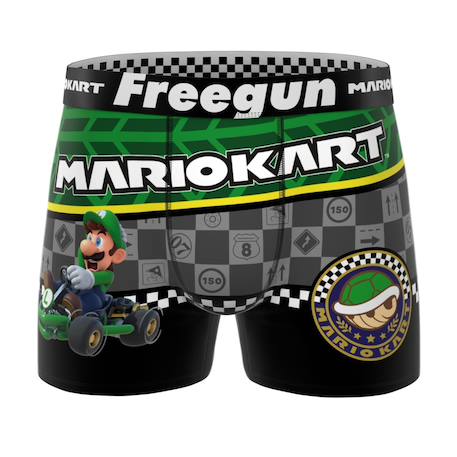 Lot de 3 boxers  super mario kart Rouge/noir/bleu/vert/gris/blanc 4 - vertbaudet enfant 