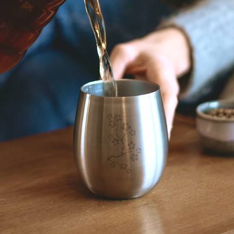 Mug isotherme en inox cosy cerisier Rose 4 - vertbaudet enfant 