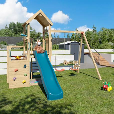 Aire de jeux en bois ultra xplorer 2 Bois 6 - vertbaudet enfant 