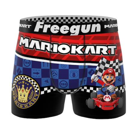 Lot de 3 boxers  super mario kart Rouge/noir/bleu/vert/gris/blanc 2 - vertbaudet enfant 