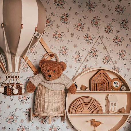 Montgolfière décorative - taille s Beige blanc+Beige et bleu+Bleu blanc+Eucalyptus+Rose / blanc 5 - vertbaudet enfant 