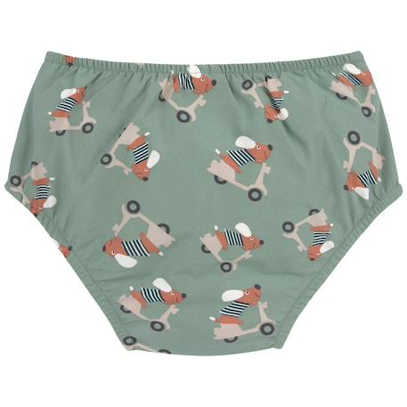 Maillot de bain couche scooter et chien vert (3-6 mois) Vert 2 - vertbaudet enfant 
