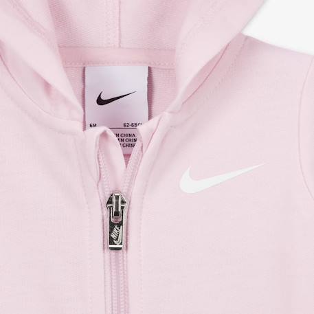 Combinaison zippé à capuche Rose 3 - vertbaudet enfant 