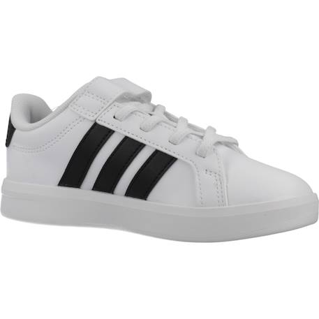 Basket garçon grand court 3.0 el Blanc white 5 - vertbaudet enfant 