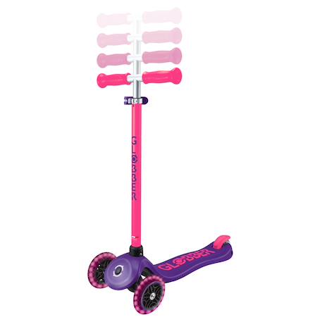 Trottinette 3 roues primo plus lights neon Bleu marine+Violet 8 - vertbaudet enfant 