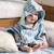 Poncho de plage microfibre bébé spf 50+ summer Blanc+Bleu+Vert 10 - vertbaudet enfant 