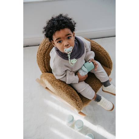 Attache-sucette chaîne Oisillons beige+Oisillons rose+Oisillons vert 6 - vertbaudet enfant 