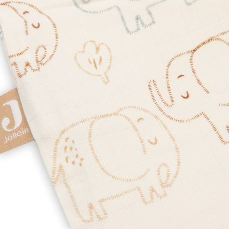 Gigoteuse légère en gaze de coton elephant tales tog 0,5 (18-24 mois) Ecru, marron, bleu 3 - vertbaudet enfant 