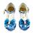 Chaussures Mules à Nœuds et Paillettes Bleues T27 (3-4 ans) Bleu 2 - vertbaudet enfant 