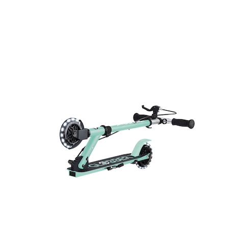 Trottinette 2 roues flow element junior lights, dès 4 ans Bleu canard+Néochrome+Vert menthe 16 - vertbaudet enfant 