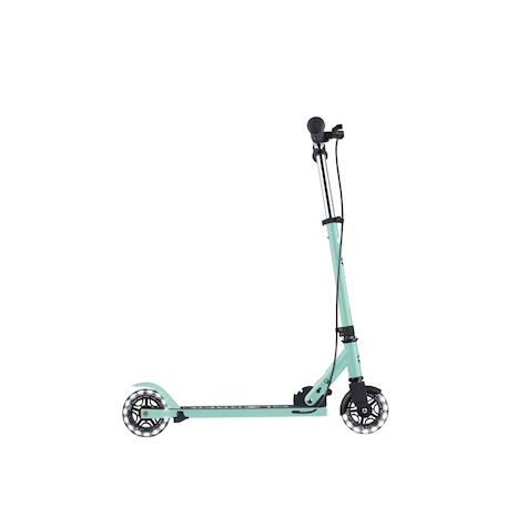 Trottinette 2 roues flow element junior lights, dès 4 ans Bleu canard+Néochrome+Vert menthe 17 - vertbaudet enfant 