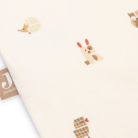 Gigoteuse légère en jersey animal friends tog 0,5 (3-6 mois) Ecru, marron, rouge 3 - vertbaudet enfant 