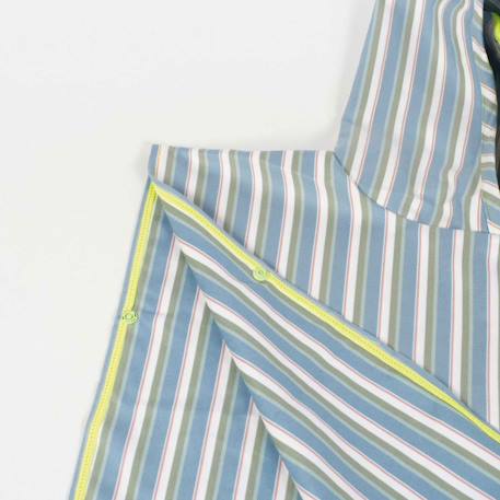 Poncho de plage microfibre bébé spf 50+ summer Blanc+Bleu+Vert 14 - vertbaudet enfant 