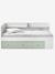 Lit plateforme enfant avec rangements BASEO blanc+rose nude+vert grisé 15 - vertbaudet enfant 