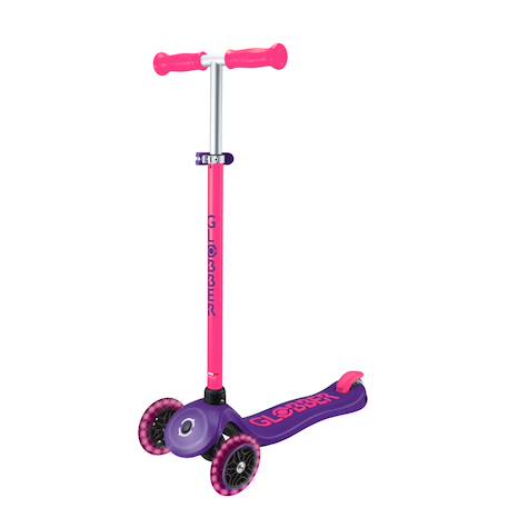 Trottinette 3 roues primo plus lights neon Bleu marine+Violet 11 - vertbaudet enfant 