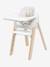 Chaise haute évolutive Steps bois+marron 1 - vertbaudet enfant 