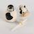 Mini gourde isotherme bestie vache Ecru, noir 4 - vertbaudet enfant 