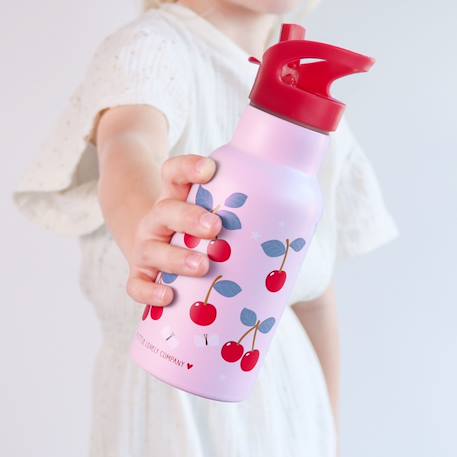 Gourde isotherme cerises (350 ml) Rose, rouge, violet 3 - vertbaudet enfant 