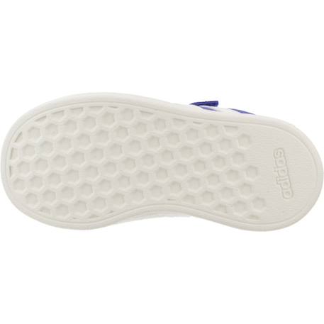Baskets garçon en cuir à scratch rétro Bleu 6 - vertbaudet enfant 