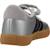 Baskets garçon en cuir à scratch court Gris silver 3 - vertbaudet enfant 