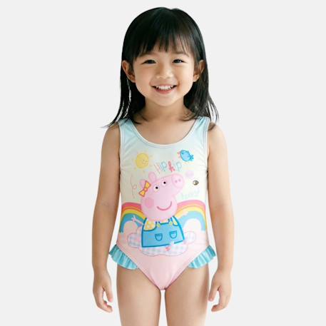 Maillot de bain enfant imprimé peppa pig Vert 1 - vertbaudet enfant 