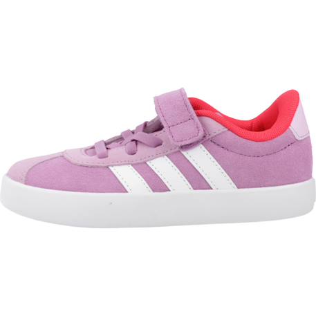 Baskets fille en cuir à scratch court Violet purado 2 - vertbaudet enfant 
