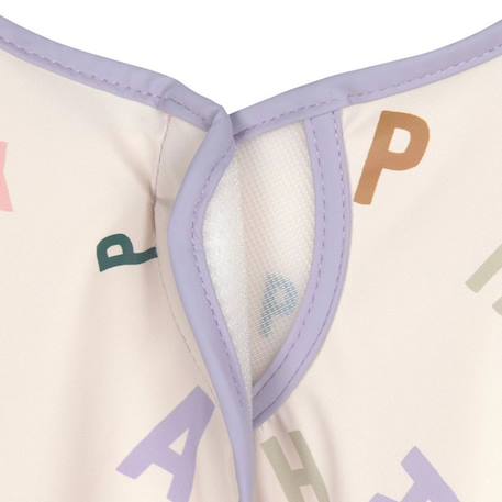 Tablier imperméable manches longues enfants - happy fruits lilac Mauve 3 - vertbaudet enfant 