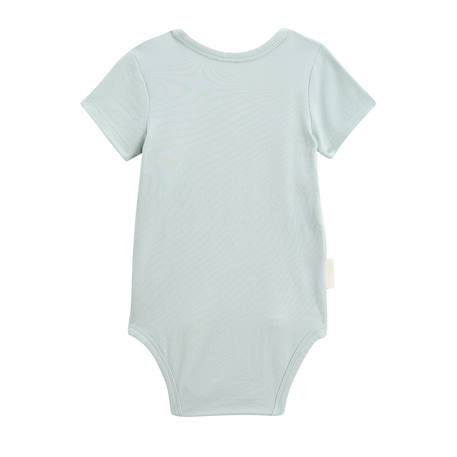 Lot de 2 bodies bébé manches courtes ouverture croisée elio Bleu 4 - vertbaudet enfant 