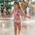 Maillot de bain enfant imprimé minnie Fushia+Rose 8 - vertbaudet enfant 