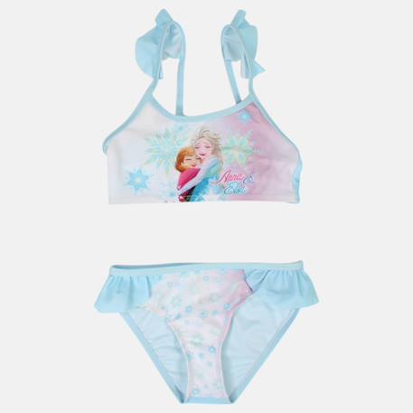 Maillot de bain 2 pièces fille la reine des neiges Bleu 4 - vertbaudet enfant 