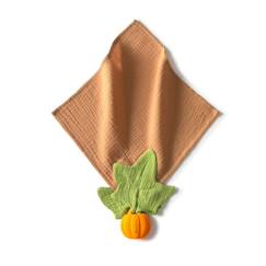 Jouet-Maxi doudou - anneau de dentition - pipa la citrouille