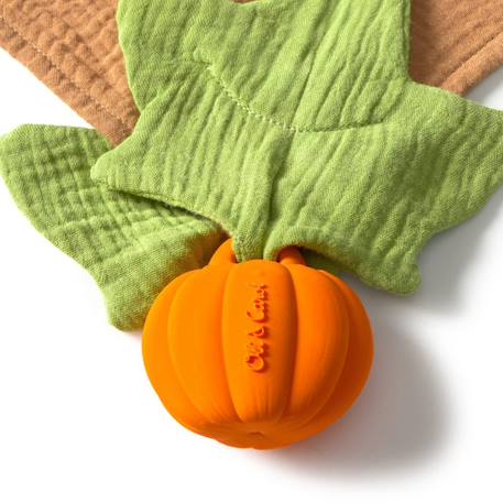 Maxi doudou - anneau de dentition - pipa la citrouille Orange 2 - vertbaudet enfant 