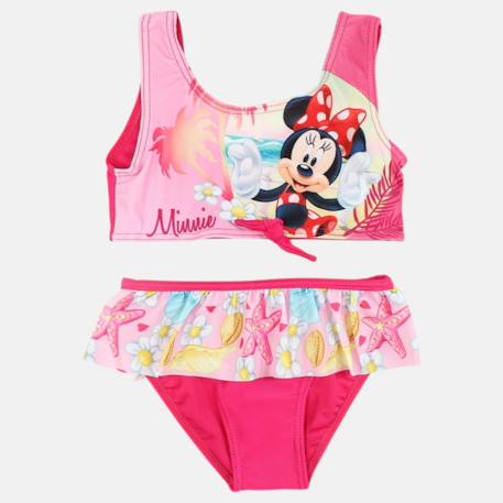 Maillot de bain enfant imprimé minnie Fushia+Rose 3 - vertbaudet enfant 
