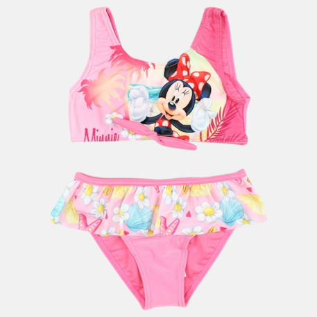 Maillot de bain enfant imprimé minnie Fushia+Rose 9 - vertbaudet enfant 