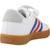 Baskets garçon en cuir à scratch court Blanc white 3 - vertbaudet enfant 
