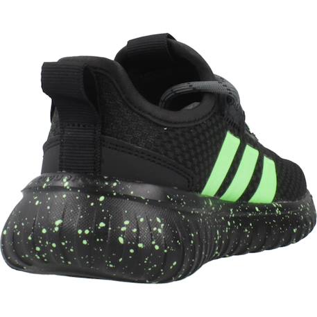 Baskets garçon en textile à lacets running léger Noir+Noir black 9 - vertbaudet enfant 