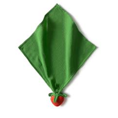 Jouet-Premier âge-Maxi doudou - anneau de dentition - sweetie la fraise