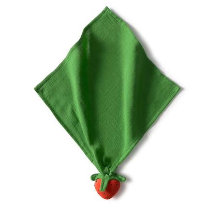 Maxi doudou - anneau de dentition - sweetie la fraise Rouge 1 - vertbaudet enfant 