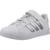 Baskets garçon en textile à scratch court classique Blanc white 4 - vertbaudet enfant 