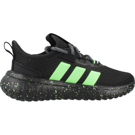 Baskets garçon en textile à lacets running léger Noir+Noir black 7 - vertbaudet enfant 