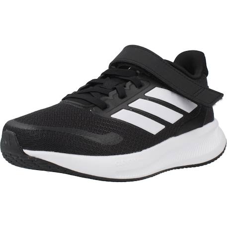 Baskets garçon en textile à lacets running Noir black 4 - vertbaudet enfant 
