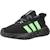 Baskets garçon en textile à lacets running léger Noir+Noir black 10 - vertbaudet enfant 