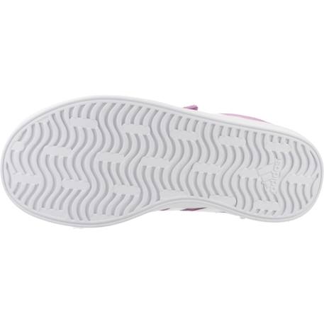Baskets fille en cuir à scratch court Violet purado 6 - vertbaudet enfant 