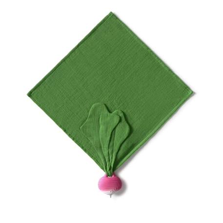 Maxi doudou - anneau de dentition - ramona le radis Rose 2 - vertbaudet enfant 