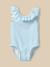Maillot de bain 1 pièce vichy bébé Vichy bleu 1 - vertbaudet enfant 